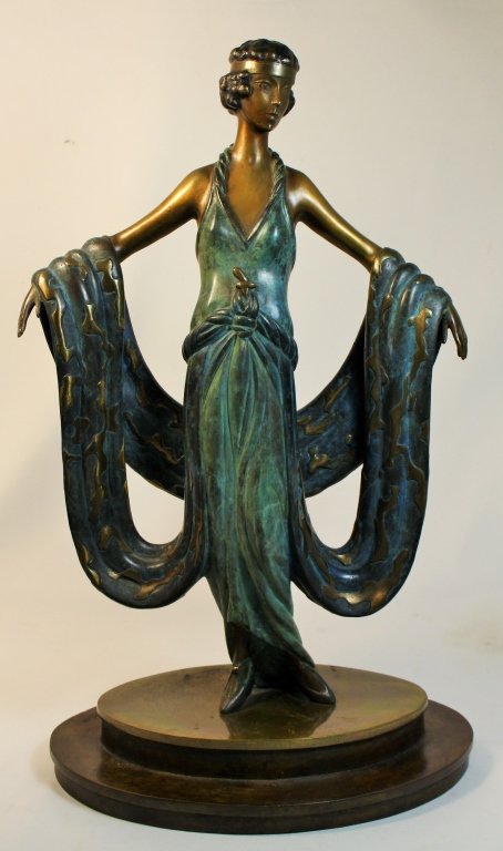 ERTE BRONZE "GALA" 88/300 MADE IN 1980 (1 of 7)