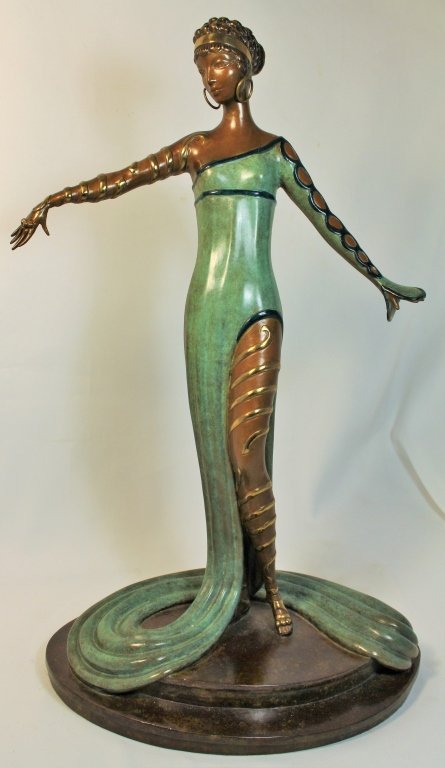 ERTE "Le Marveilleuse" Limit Edition Bronze Sculpt (1 of 7)