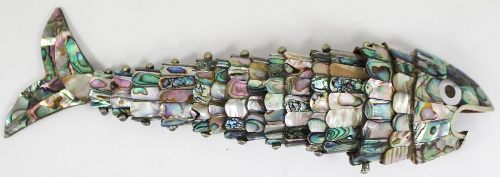 TAXCO SIGNED LOS CASTILLO MEXICAN M.O.P LARGE FISH (1 of 5)