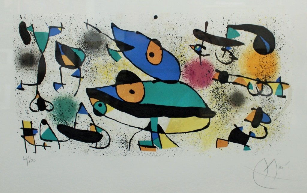 ORIGINAL JOAN MIRO LITHOGRAPH (1 of 3)