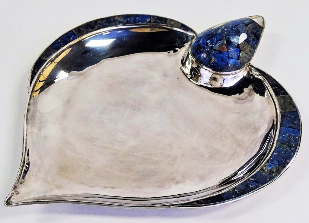 RARE LOS CASTILLOS STING RAY TRAY LAPIS & M.O.P (1 of 5)