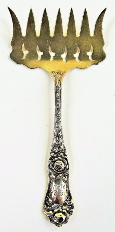 19TH CENTURY MAUSER STERLING SILVER SARDINE FORK (1 of 2)