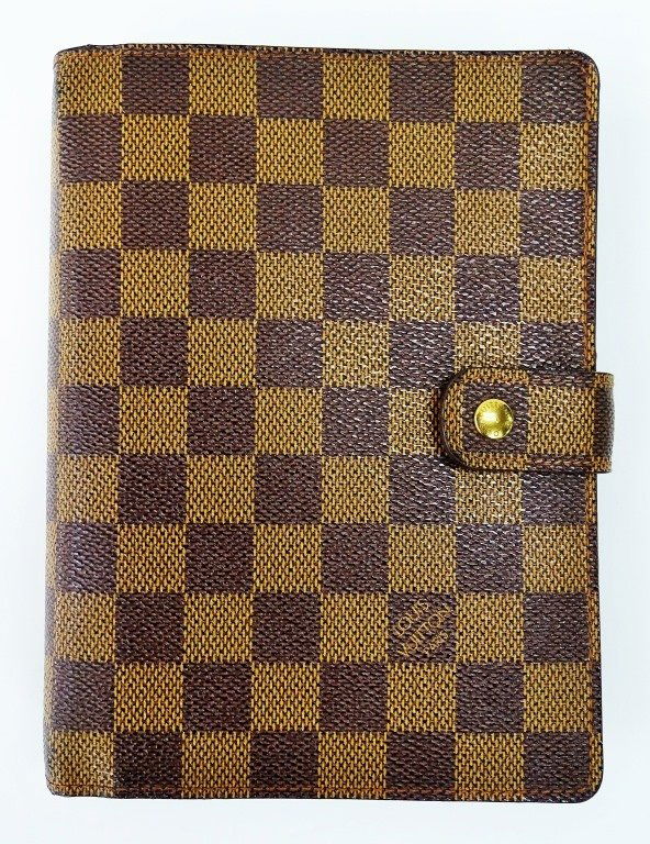 LOUIS VUITTON AGENDA MEDIUM DAMIER EBENE (1 of 4)