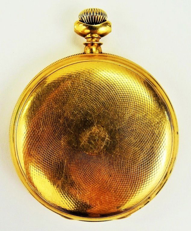 LARGE 14KT GOLD ANTIQUE WALTHAM POCKET WATCH (1 of 5)
