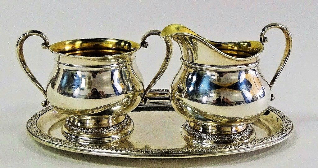 3 PIECE PRELUDE INTERNATIONAL STERLING SERVING SET (1 of 3)