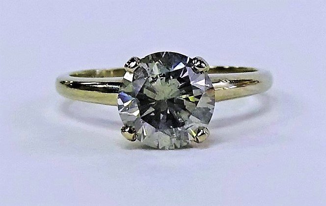 14KT WHITE GOLD 1.50CT DIAMOND ENGAGEMENT RING (1 of 4)