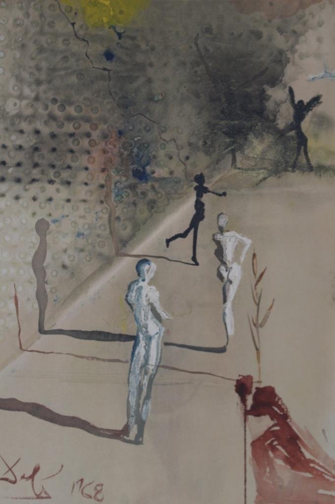 SALVADOR DALI SIGNED NUMBERED LITHOGRAPH 119/160 (1 of 4)