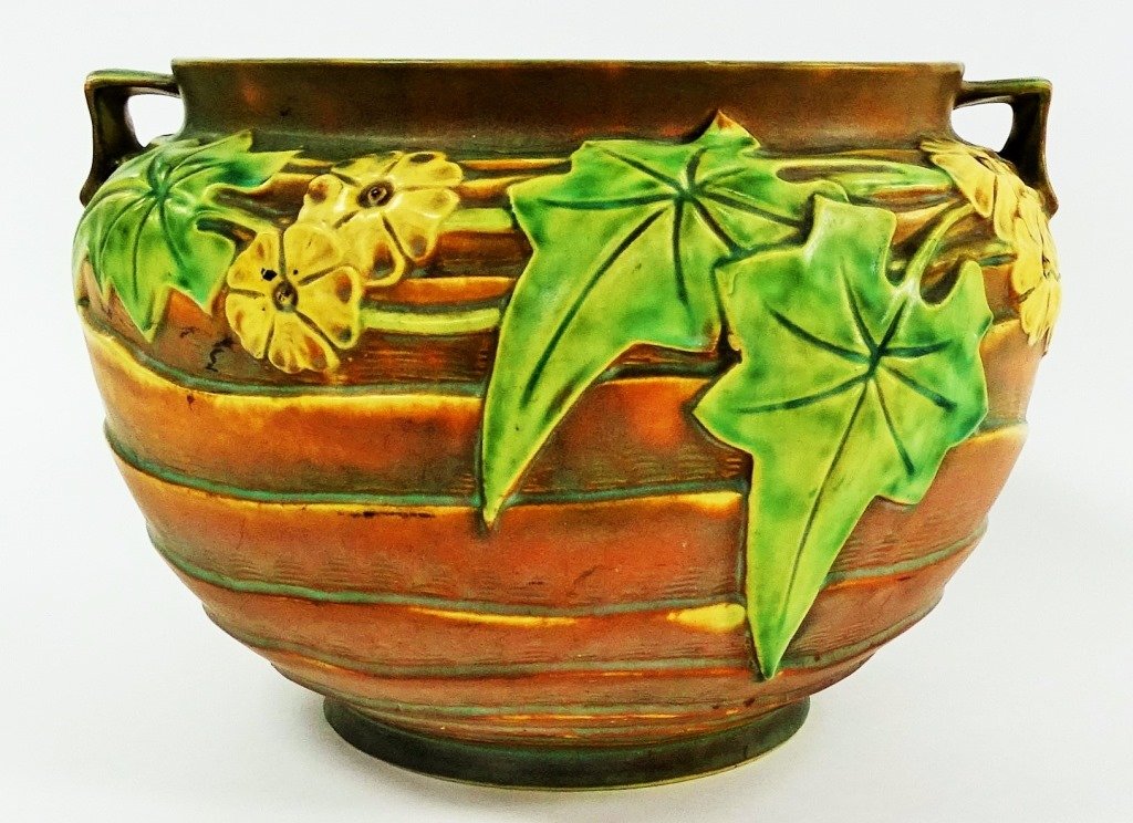 LARGE ROSEVILLE POTTERY ZUFFA PLANTER (1 of 3)