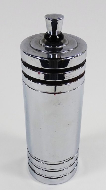 ART DECO CHASE GAIETY CHROME COCKTAIL SHAKER 1930 (1 of 2)