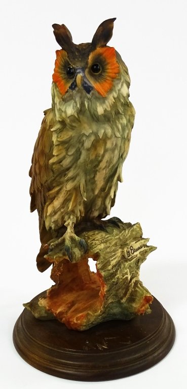 GIUSEPPE ARMANI PORCELAIN OWL FIGURINE (1 of 4)