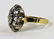 LADIES GEORGIAN 14KT YELLOW GOLD DIAMOND RING - 2