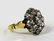 LADIES GEORGIAN 14KT YELLOW GOLD DIAMOND RING - 3