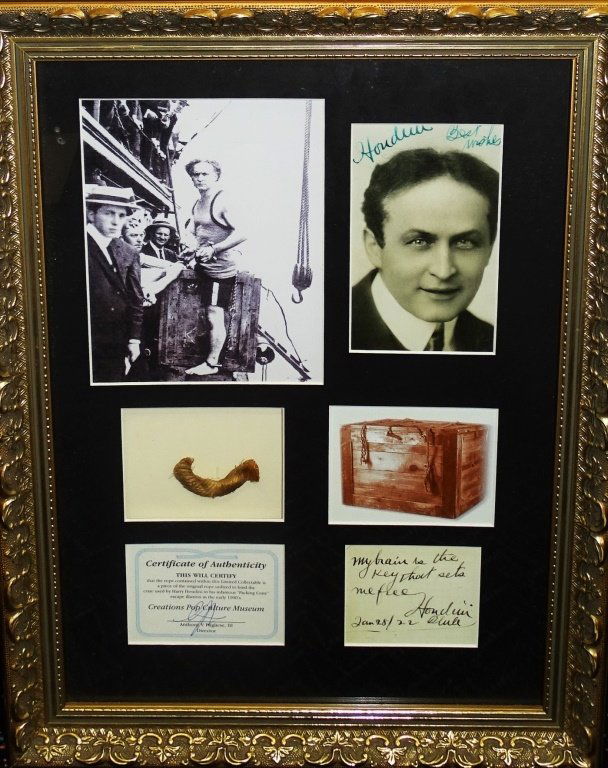 HOUDINI'S FAMOUS ESCAPE ACT MEMORABILIA ROPE (1 of 4)