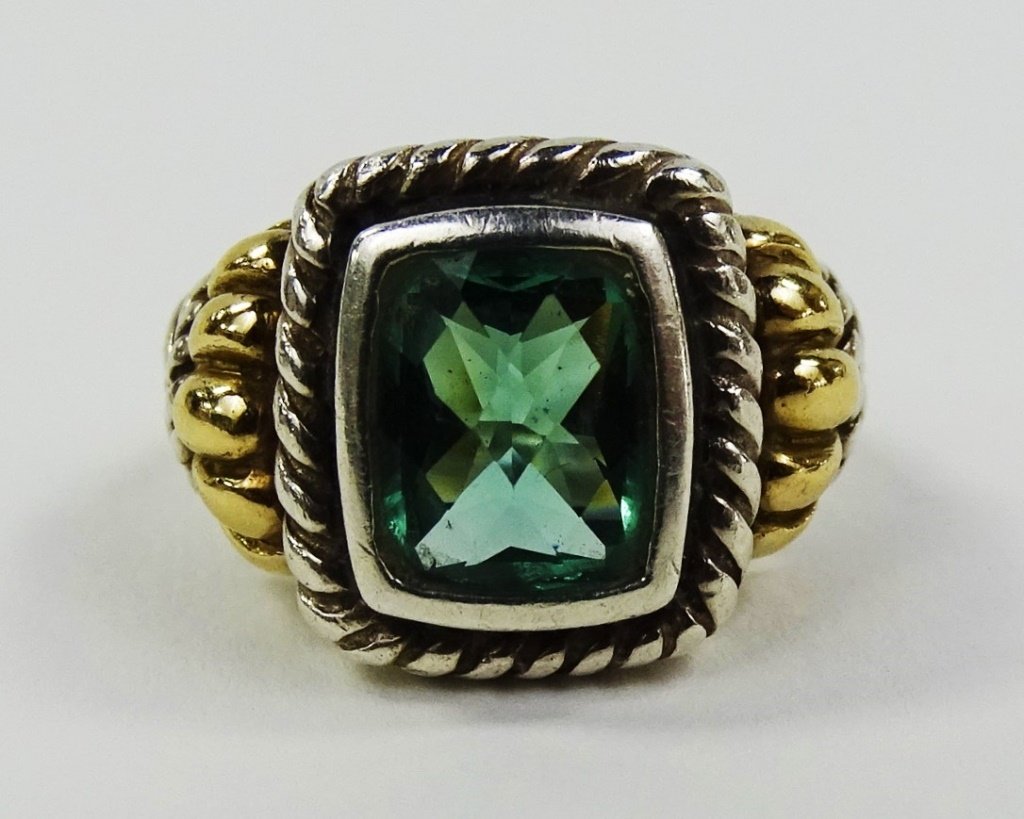 SAMUEL BEHNAM BJC 14K GOLD & STERLING SILVER RING (1 of 5)