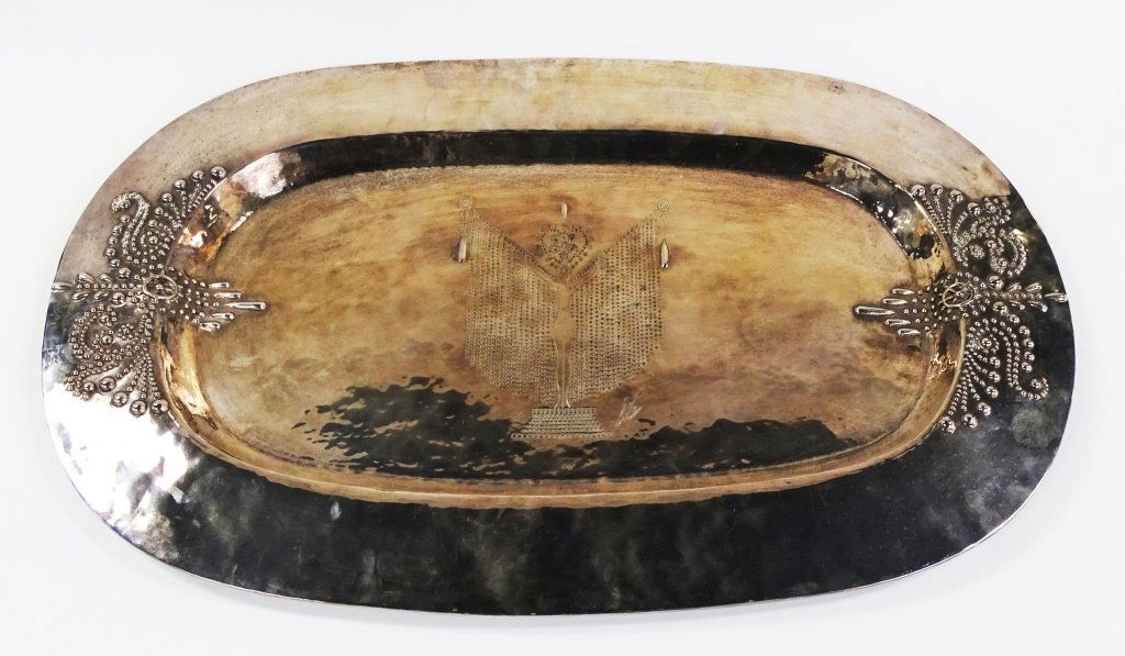 ERTE SEVENARTS SILVERPLATE SERVING TRAY (1 of 5)