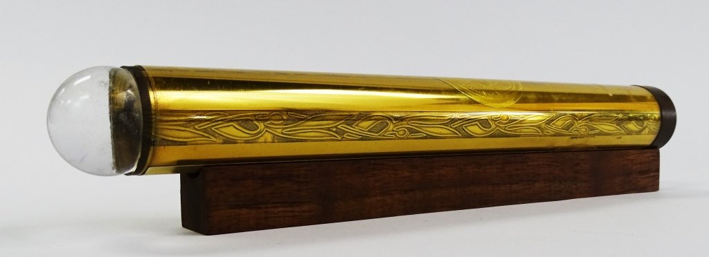 VINTAGE CORKI WEEKS BRASS PARLOR KALEIDOSCOPE (1 of 4)