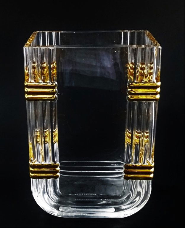 RETRO CHRISTIAN DIOR DESIGNER CRYSTAL FLOWER VASE (1 of 4)