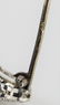 LADIES ART DECO PLATINUM SAPPHIRE & DIAMOND BROOCH - 3