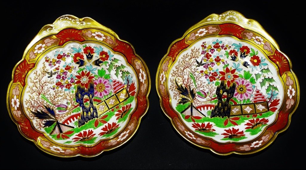 PAIR BARR, FLIGHT, & BARR - PORCELAIN BOWLS (1 of 2)