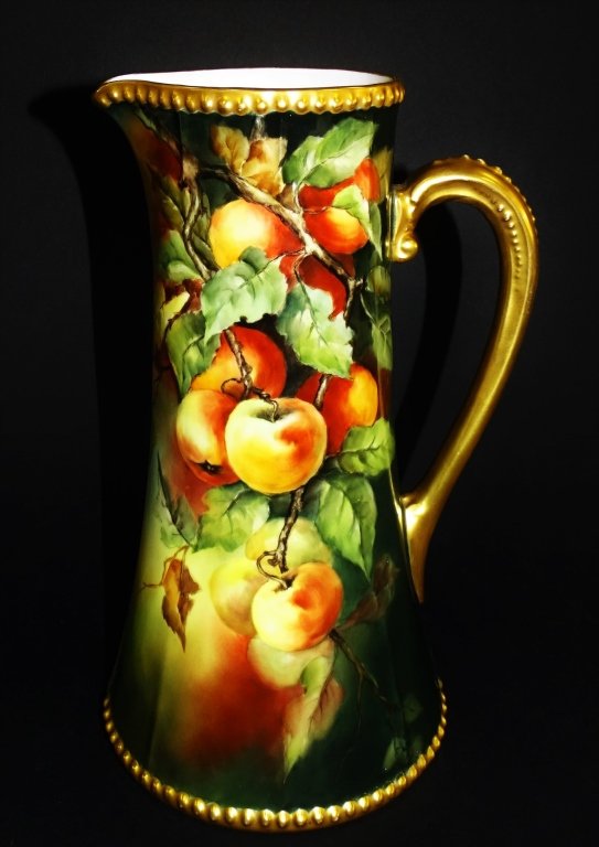 BAWO & DOTTER ELITE LIMOGES FRENCH PORCELAIN EWER (1 of 5)