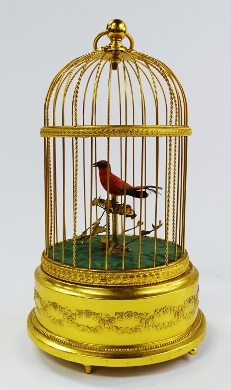 REUGE SWISS SINGING BIRD IN CAGE AUTOMATON (1 of 5)