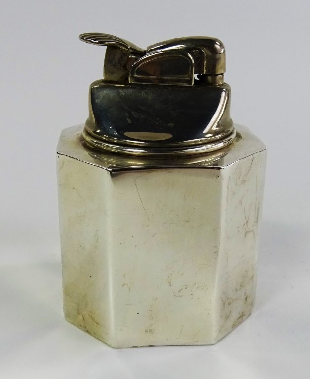 VINTAGE STERLING SILVER J.E CALDWELL TABLE LIGHTER (1 of 4)
