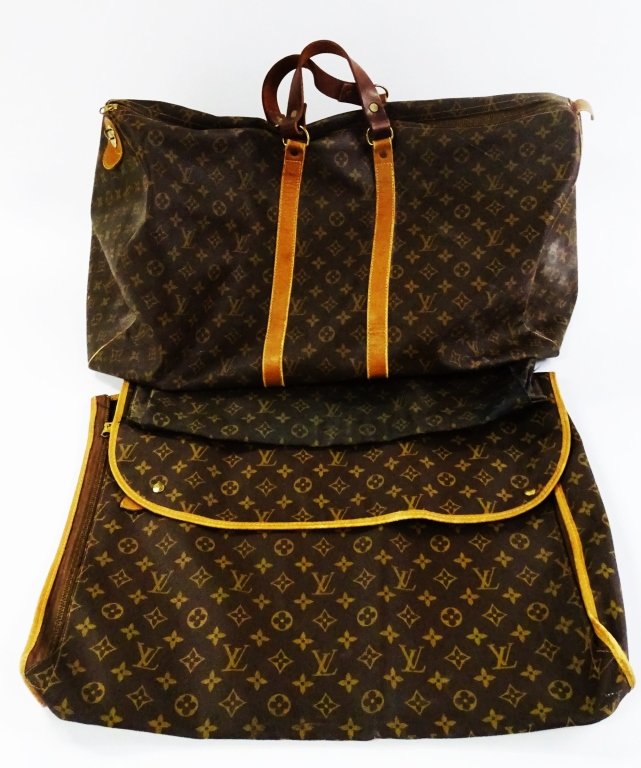LOT OF 3 LOUIS VUITTON TRAVELING MONOGRAM BAGS (1 of 6)