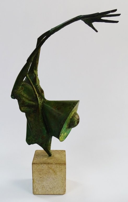 CLYDE BALL MIXED METAL SURREALIST SCULPTURE (1 of 3)