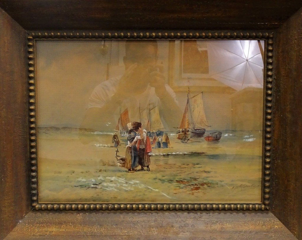 HENRI DE LE COEUILLERIE W/C GOUACHE ON PAPER (1 of 6)