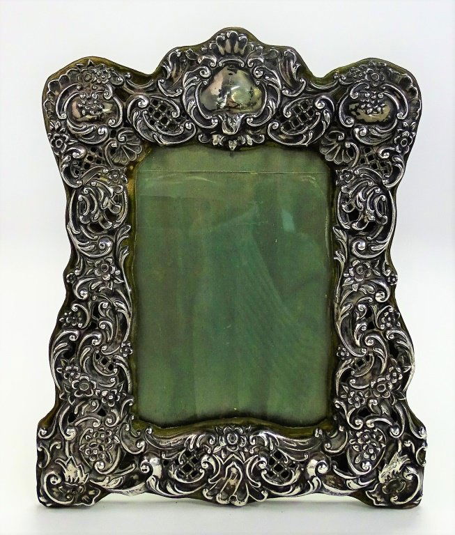 19TH C. BIRMINGHAM STERLING FRONTED AMERICAN FRAME (1 of 6)