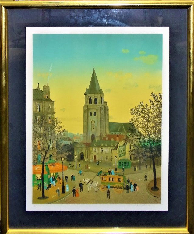 MICHEL DELACROIX LIMITED ED. LITHOGRAPH SIGNED (1 of 4)