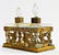 ANTIQUE SCENT BOTTLE ORMOLU HOLDER