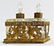 ANTIQUE SCENT BOTTLE ORMOLU HOLDER - 2