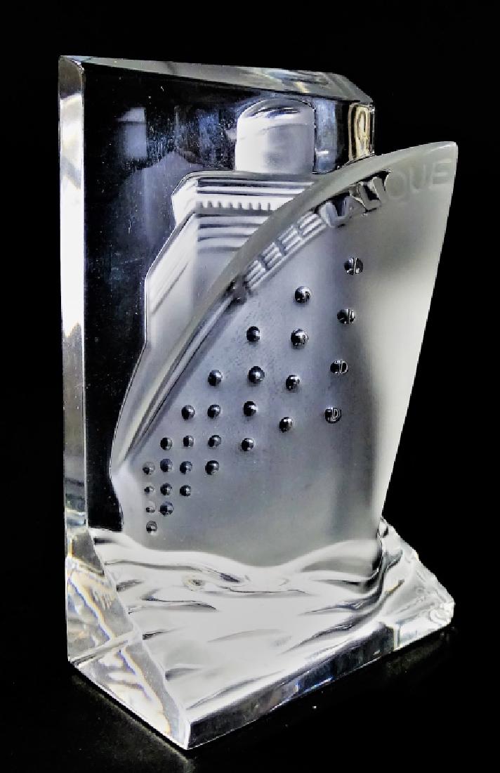 LALIQUE FRANCE 'CRUISE SHIP' CRYSTAL PAPERWEIGHT (1 of 5)