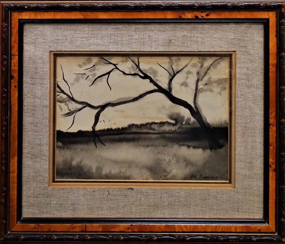 MARLENE DUMAS ORIGINAL WATERCOLOR & INK ON PAPER (1 of 3)