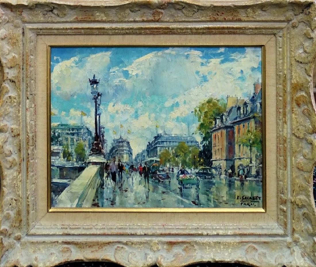 JEAN SALABET ORIGINAL OIL ON CANVAS PAINTING (1 of 4)
