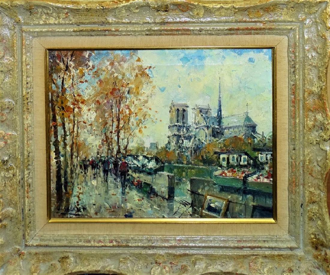 JEAN SALABET ORIGINAL OIL ON CANVAS PAINTING (1 of 4)