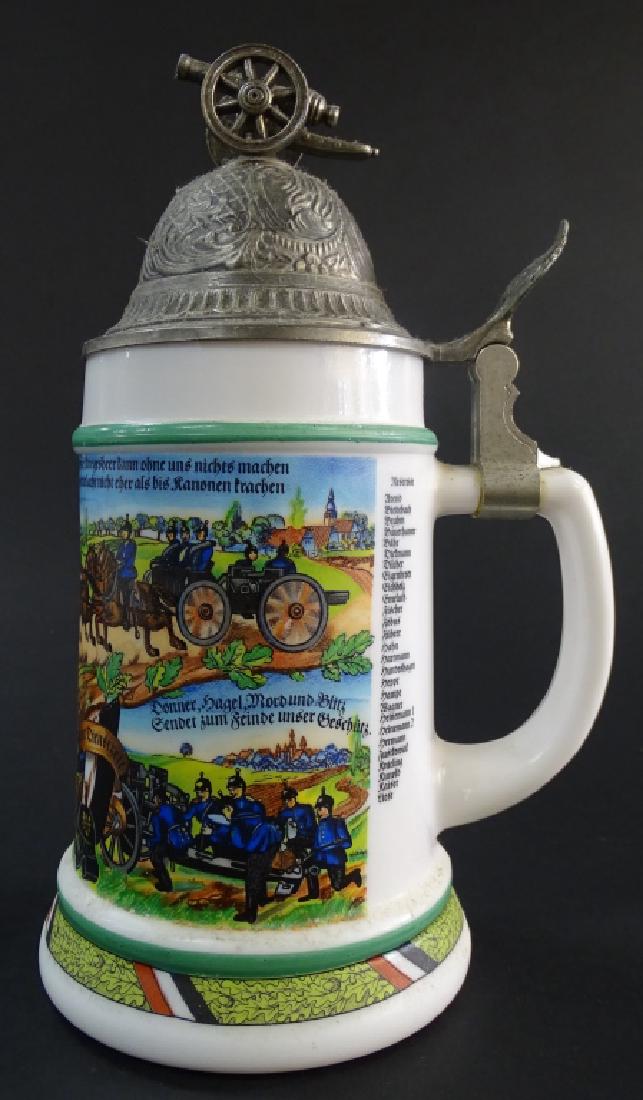 ANTIQUE REGIMENTAL PORCELAIN STEIN RARE (1 of 3)