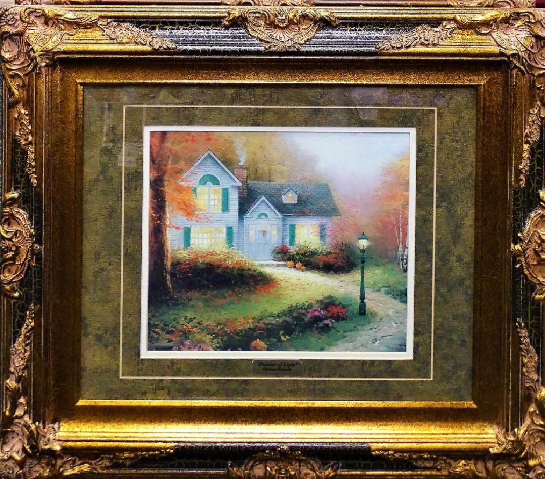 LARGE THOMAS KINKADE POTRAIT OF A HOUSE (1 of 4)