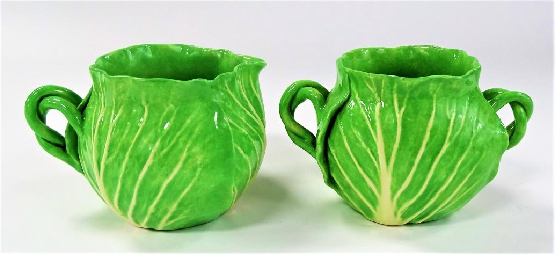 DODIE THAYER LETTUCE WARE CREAMER & SUGAR RARE (1 of 3)