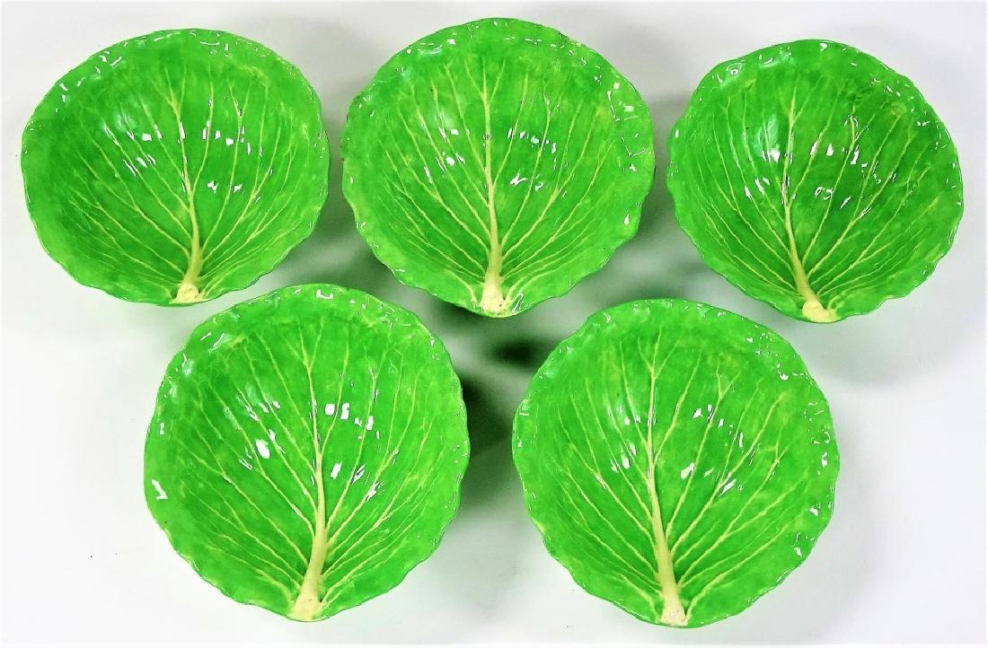 DODIE THAYER SET OF 5 LETTUCE WARE BOWLS (1 of 3)