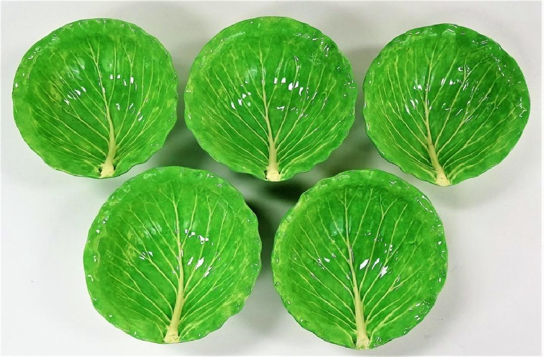 DODIE THAYER SET OF 5 LETTUCE WARE BOWLS (1 of 3)