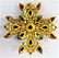 VINTAGE HUGE TRIFARI STAR BURST BROOCH - 2
