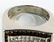 MENS HEAVY 14KT WHITE GOLD & DIAMOND RING - 4