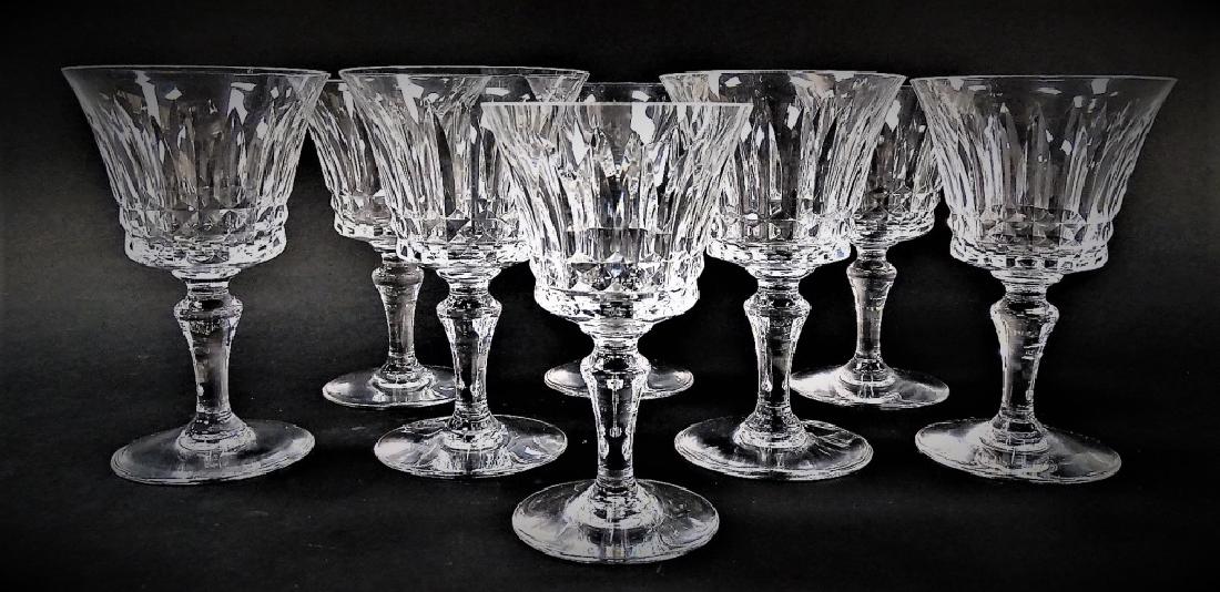 8PC LOT OF BACCARAT CRYSTAL STEMWARE GLASSES (1 of 2)