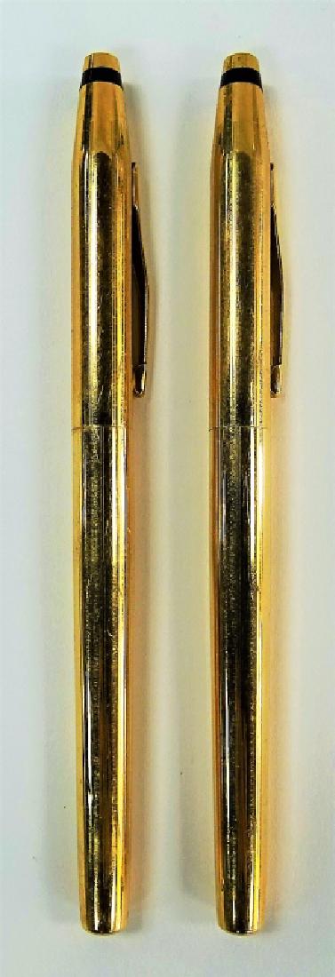PR VINTAGE CROSS 14KT YG FOUNTAIN PENS (1 of 3)