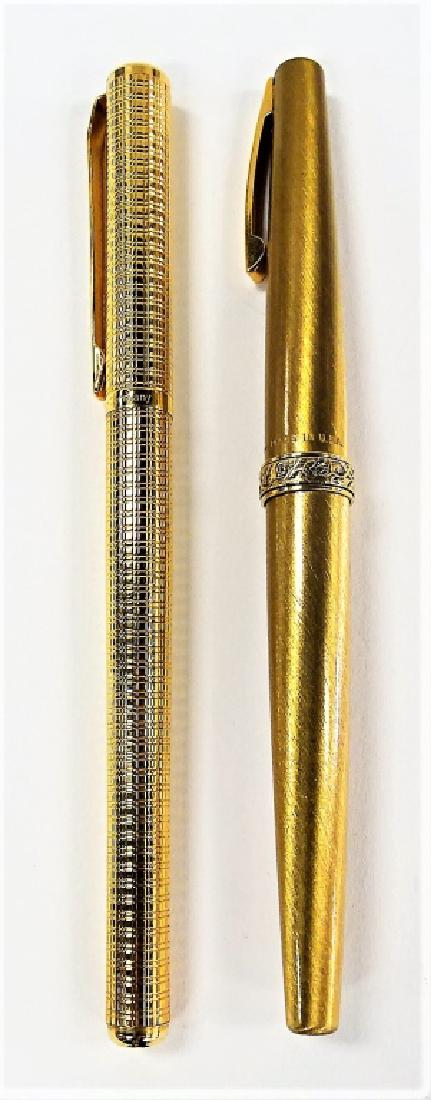 PR VINTAGE GOLD TONE FOUNTAIN PENS W/ GOLD NIBS (1 of 3)