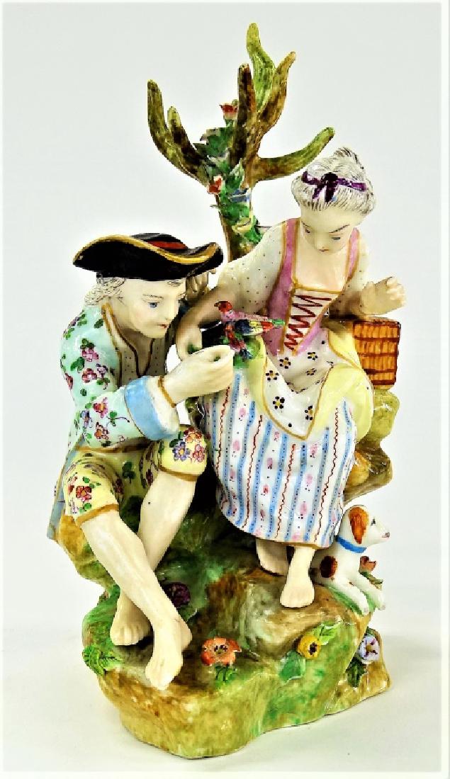 ANTIQUE MEISSEN GERMAN PORCELAIN FIGURAL GROUP (1 of 5)