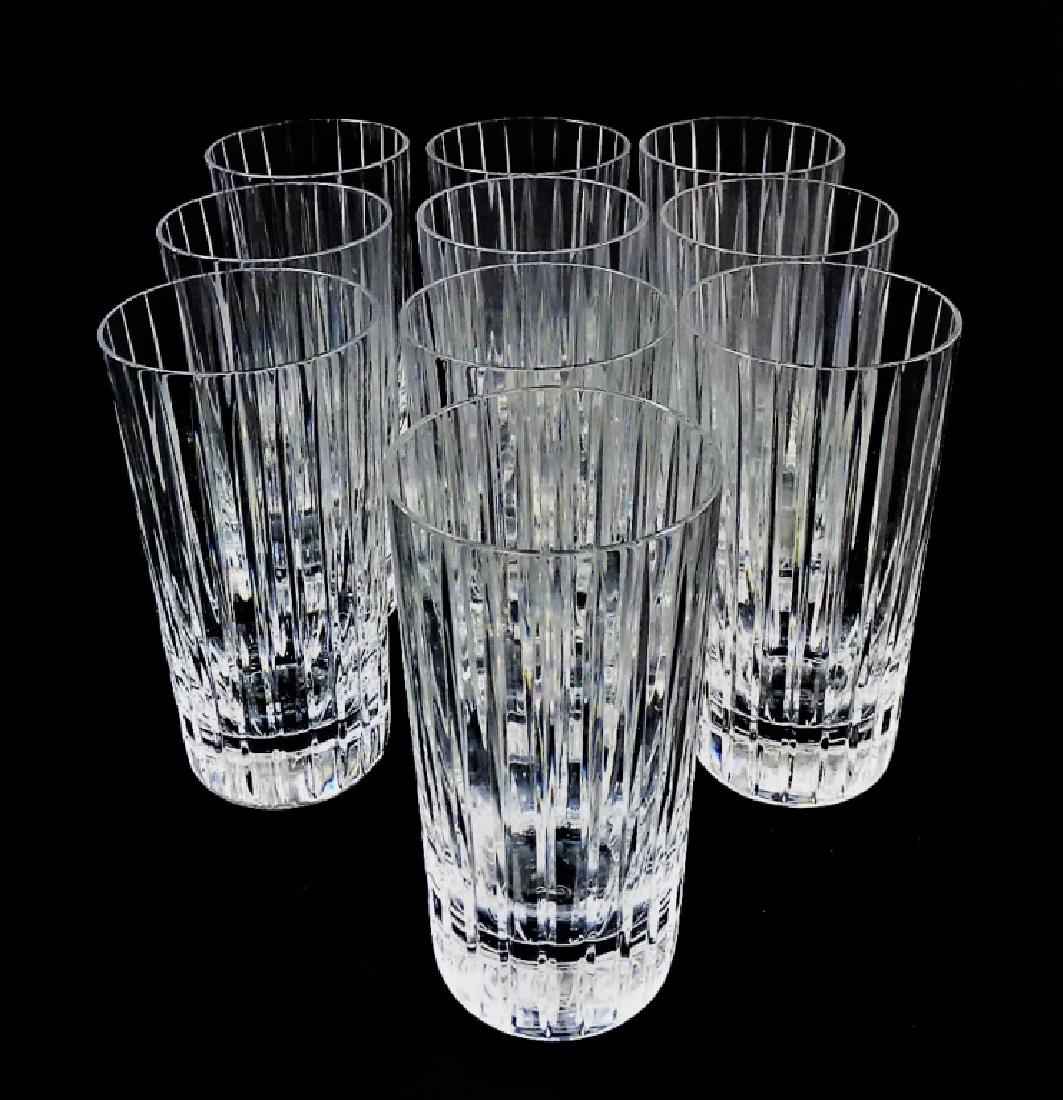 10 BACCARAT 'HARMONIE' CRYSTAL HIGHBALL GLASSES (1 of 3)