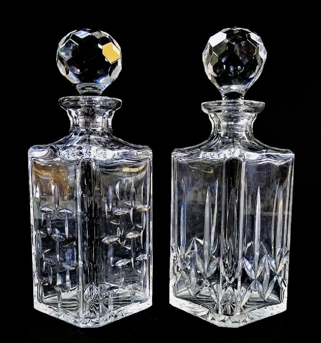 PAIR OF ATLANTIS CRYSTAL DECANTER, WITH STOPPERS (1 of 3)